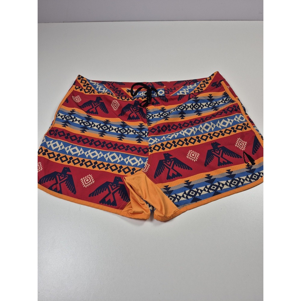 Tachuntfish THF Native Tribal Shorts Mens Size 5XL Colorful Lightweight Gym